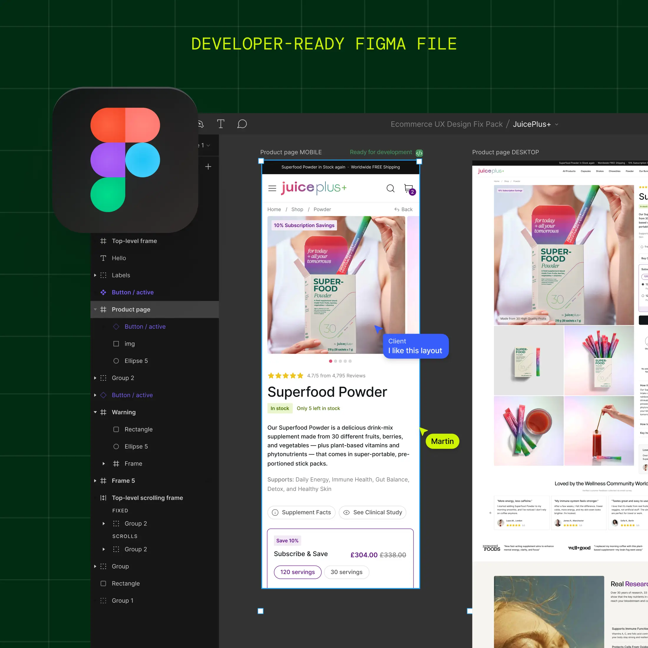 Ecommerce store redesign example 3