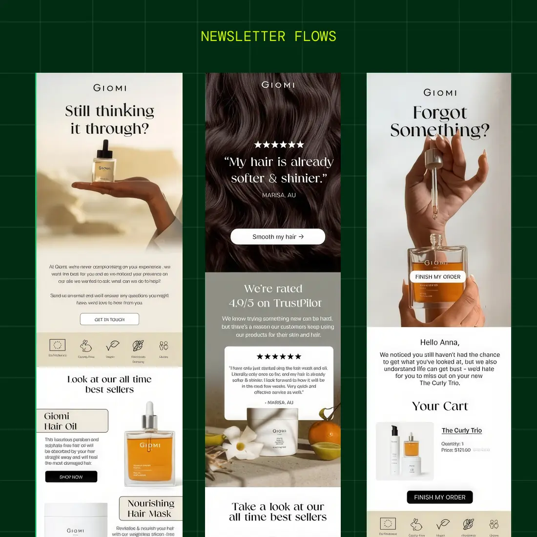 Email design: example 3