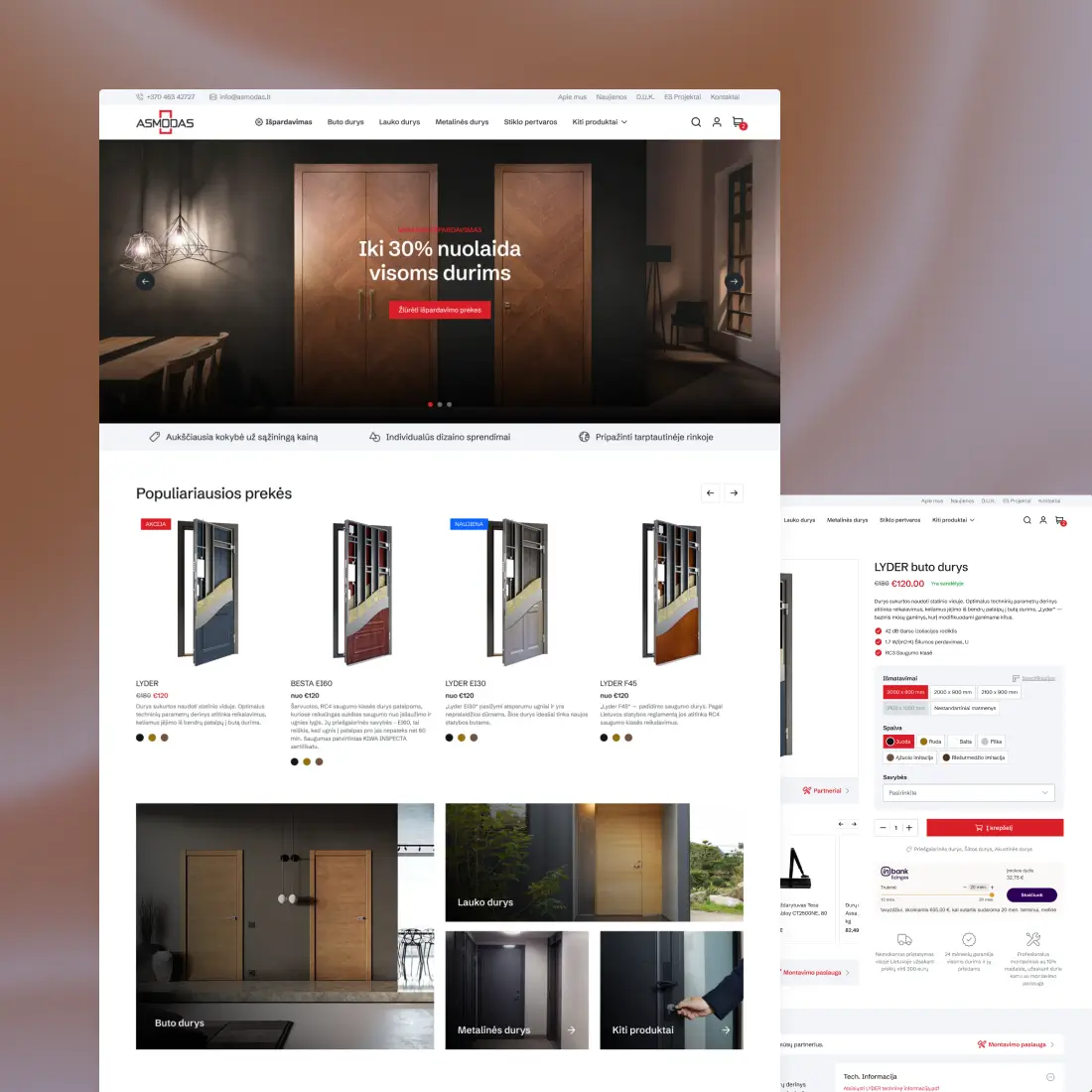 Security door store design